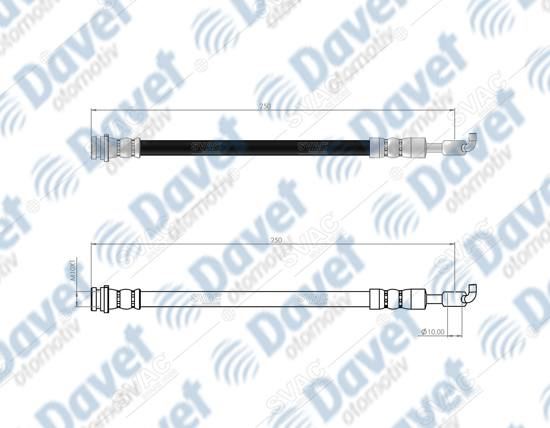 SVAC 600174 Arka Dis Sag Fren Hortumu X-Trail T31 08-13 -Koleos 08->  ####